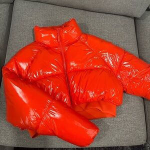 Zara Cropped Puffer Jacket